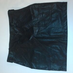 Stella Luce faux snakeskin miniskirt